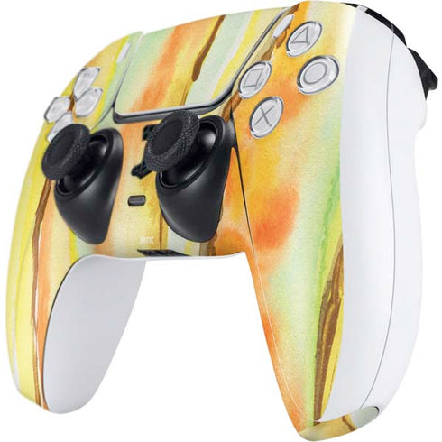 Tuscan Sun Watercolor Geode PS5 Controller Skin
